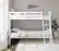 Left. Storkcraft - Caribou Solid Hardwood Twin Bunk Bed - White.