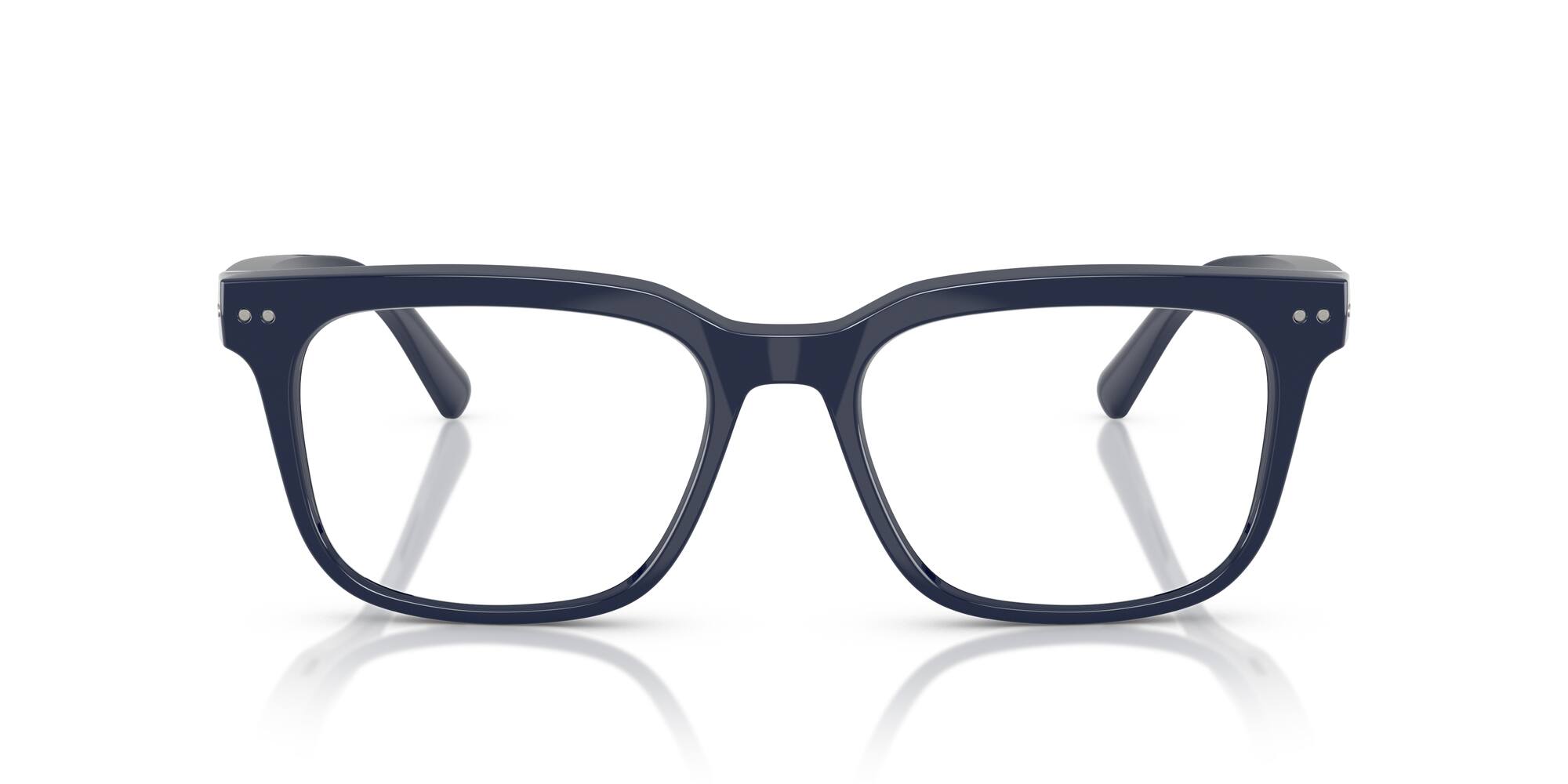 Front. Nuance - Square 54 Audio Glasses - Deep Blue - Transition Lens - DEEP BLUE.
