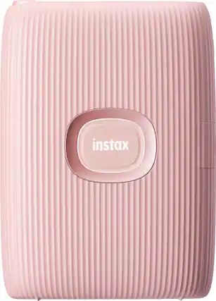Front. Fujifilm - Instax Mini Link 2 Wireless Photo Printer - Pink.