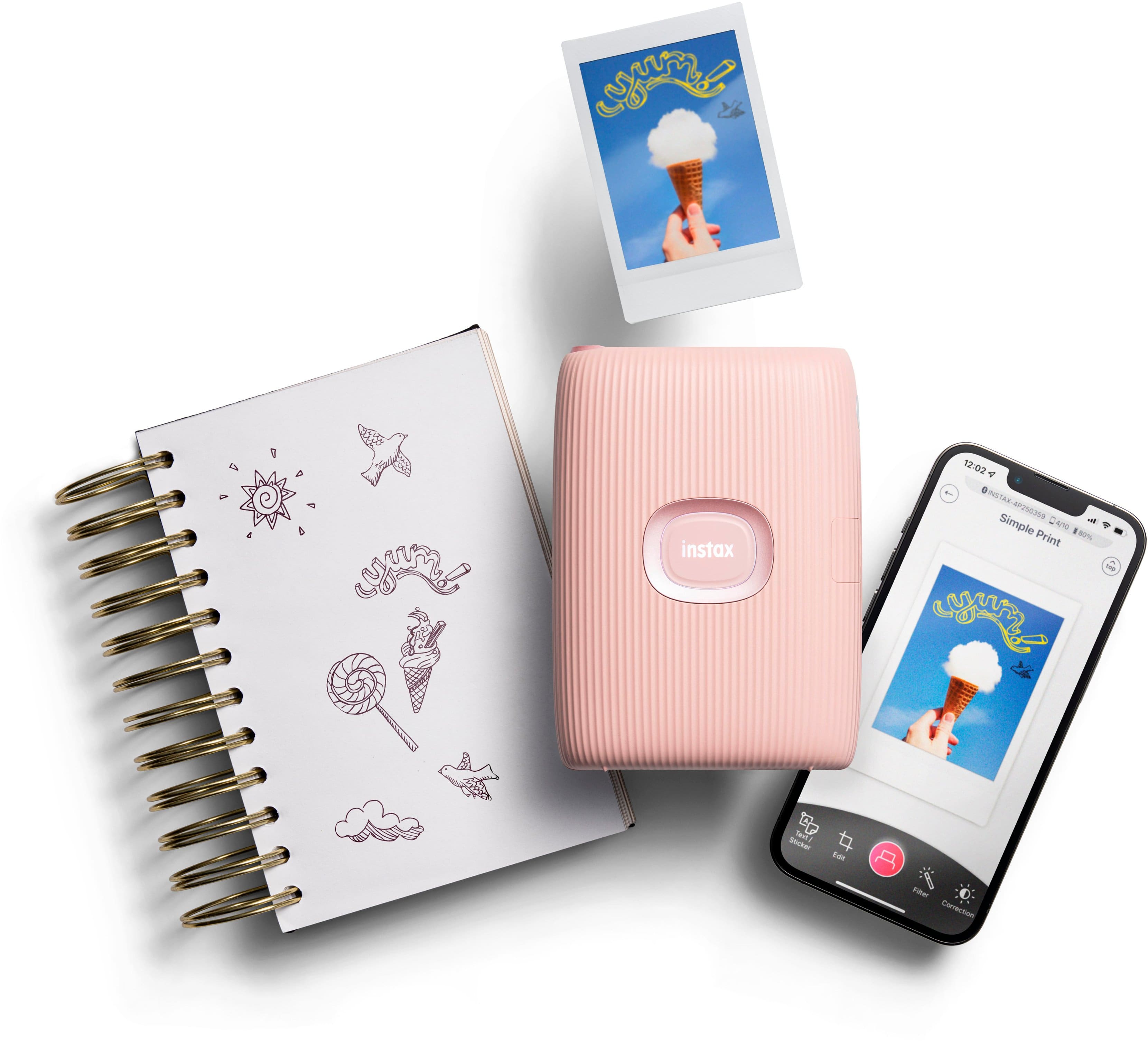 Alt View 17. Fujifilm - Instax Mini Link 2 Wireless Photo Printer - Pink.