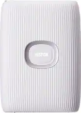 Front. Fujifilm - Instax Mini Link 2 Wireless Photo Printer - White.