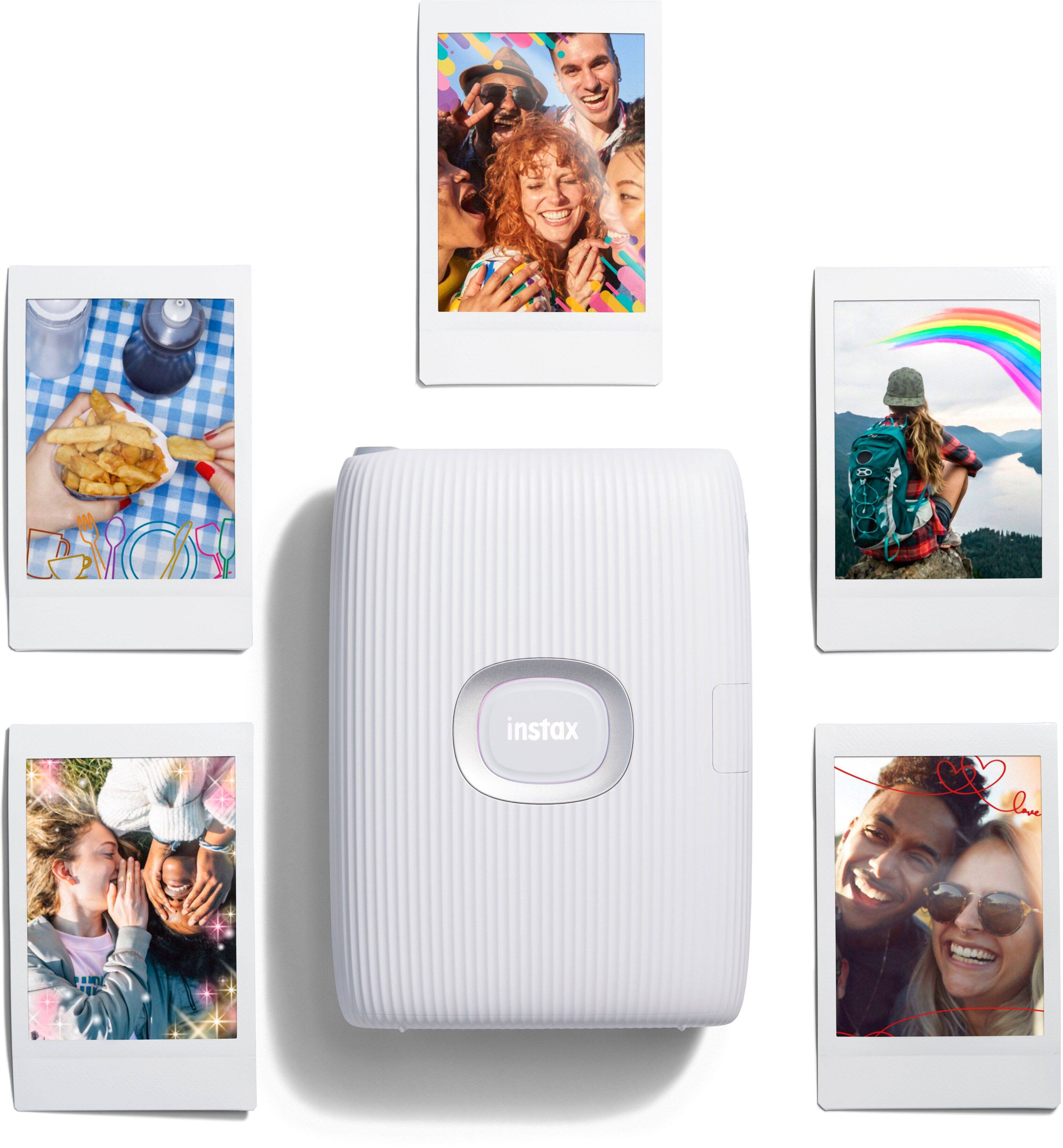 Alt View 12. Fujifilm - Instax Mini Link 2 Wireless Photo Printer - White.