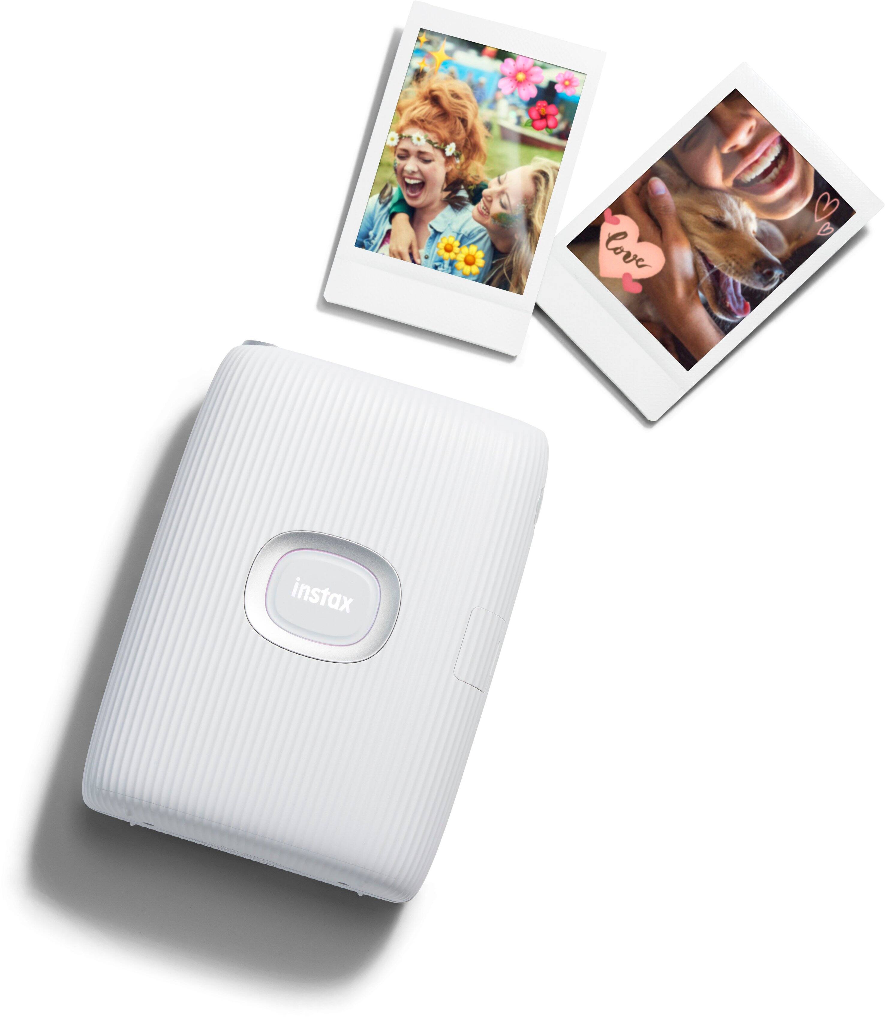 Alt View 14. Fujifilm - Instax Mini Link 2 Wireless Photo Printer - White.