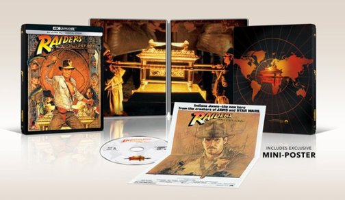 Raiders of the Lost Ark [SteelBook] [Includes Digital Copy] [4K Ultra HD Blu-ray] [1981]