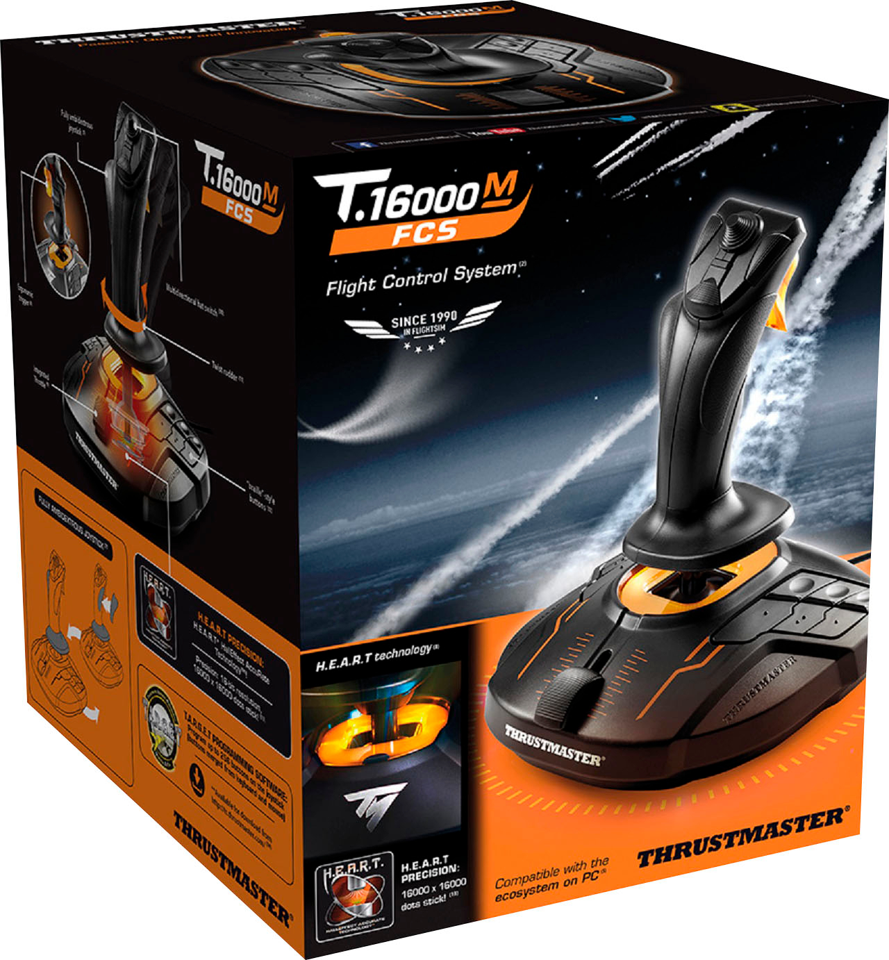 T16000M Thrustmaster for - FCS Buy HOTAS Black Best PC