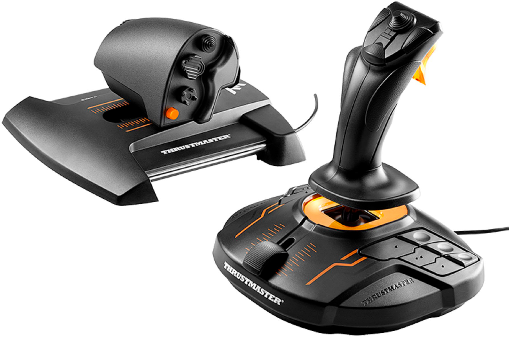 Photos - Game Controller ThrustMaster  T16000M FCS HOTAS for PC - Black 2960778 