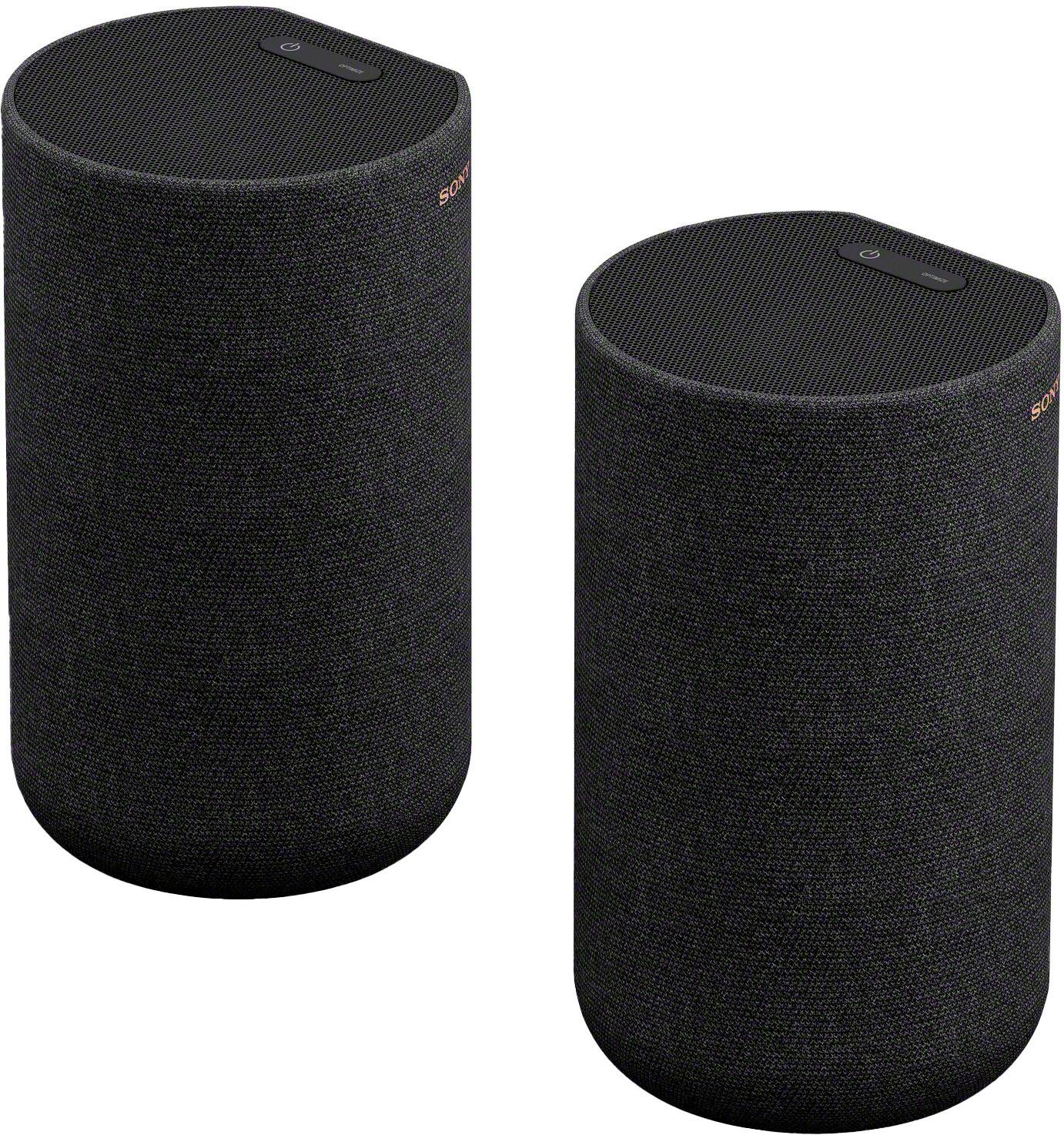 Angle. Sony - SA -RS5 Wireless Rear Speakers with Built-in Battery for HT-A7000/HT-A5000/HTA3000 - Black.