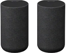 Front. Sony - SA -RS5 Wireless Rear Speakers with Built-in Battery for HT-A7000/HT-A5000/HTA3000 - Black.