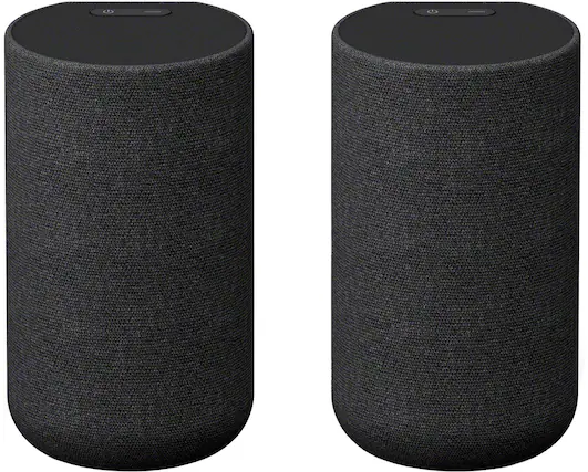 Front. Sony - SA -RS5 Wireless Rear Speakers with Built-in Battery for HT-A7000/HT-A5000/HTA3000 - Black.