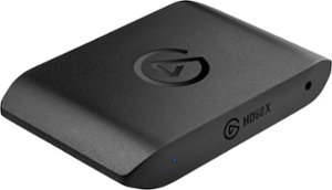 Elgato - HD60 X 1080p60 HDR10 External Capture Card for PS5, PS4/Pro, Xbox Series X/S, Xbox One X/S, PC, and Mac - Black - Front_Zoom