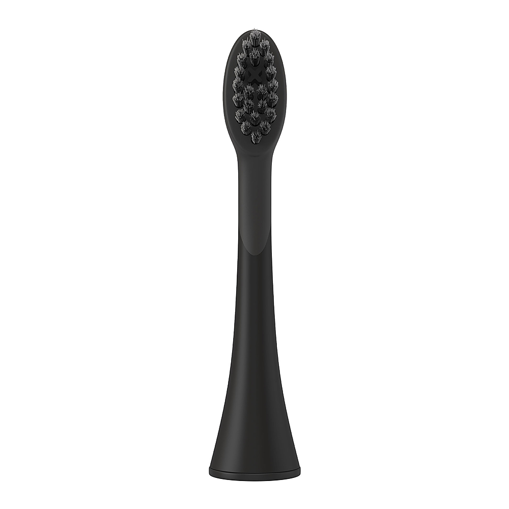 Angle View: BURST - Toothbrush Replacement Head - Black