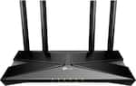 Front. TP-Link - Archer AX3000 Pro Dual-Band Wi-Fi 6 Router - Black.