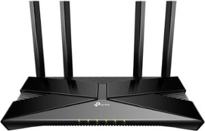 TP-Link - Archer AX3000 Pro Dual-Band Multi-Gig Wi-Fi 6 Router, 2.5 Gbps Port - Black - Front_Zoom