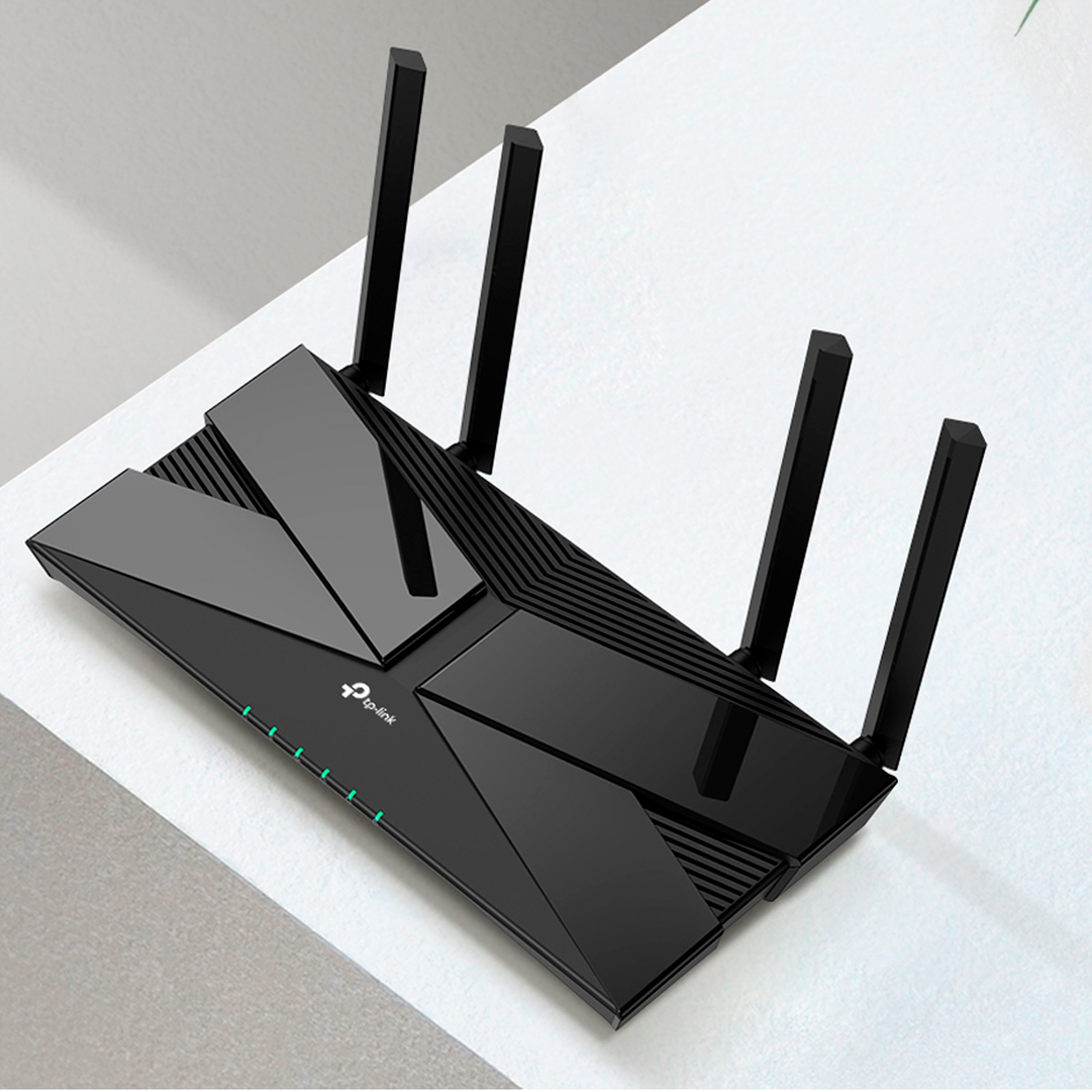 TP-Link Routeur WiFi 6 AX 3000 Mbps bi-bande, 5 ports Gigabit USB 3.0, 4  antennes à haute performance, OneMesh, WPA3, Contrôle parental, Antivirus