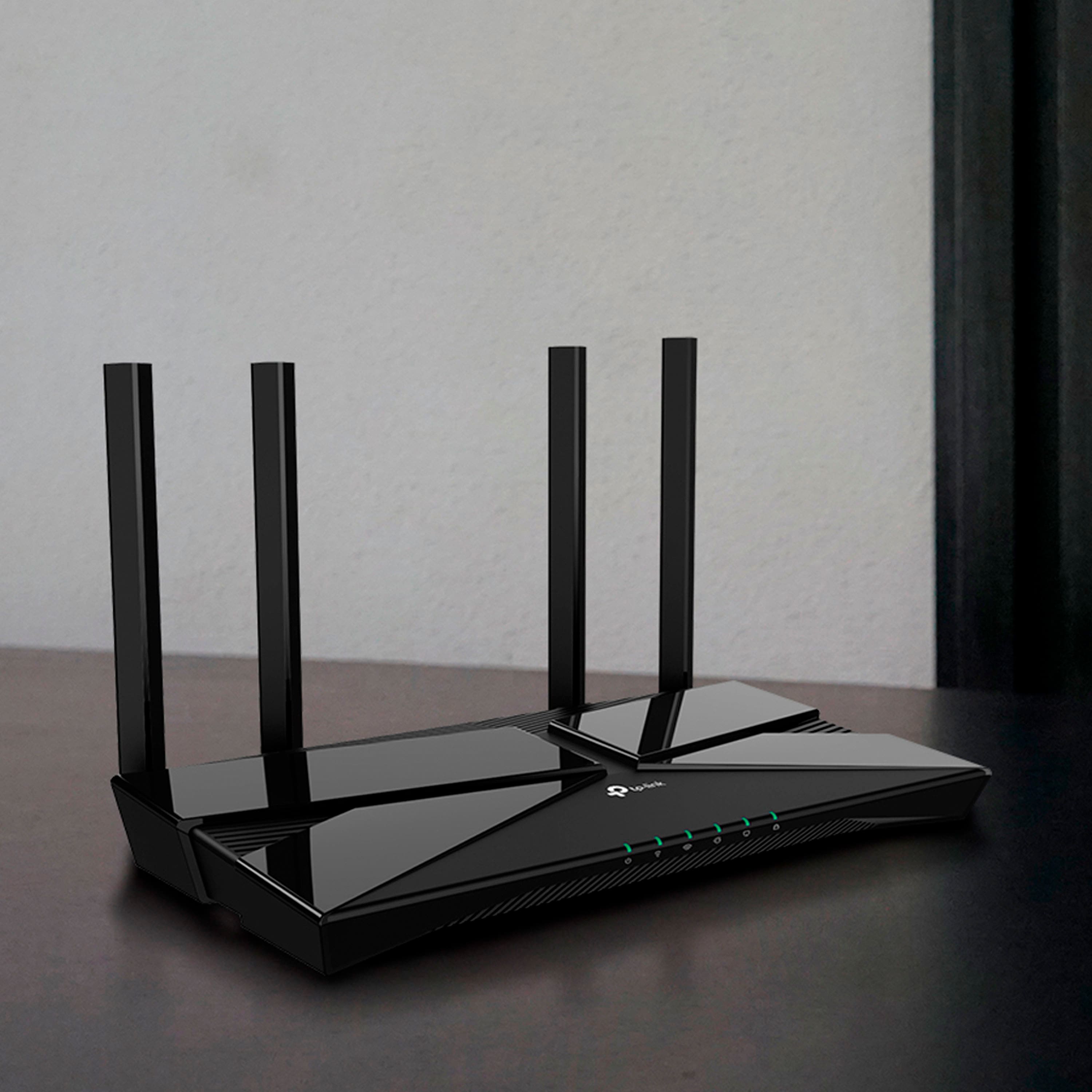 Alt View 16. TP-Link - Archer AX3000 Pro Dual-Band Wi-Fi 6 Router - Black.