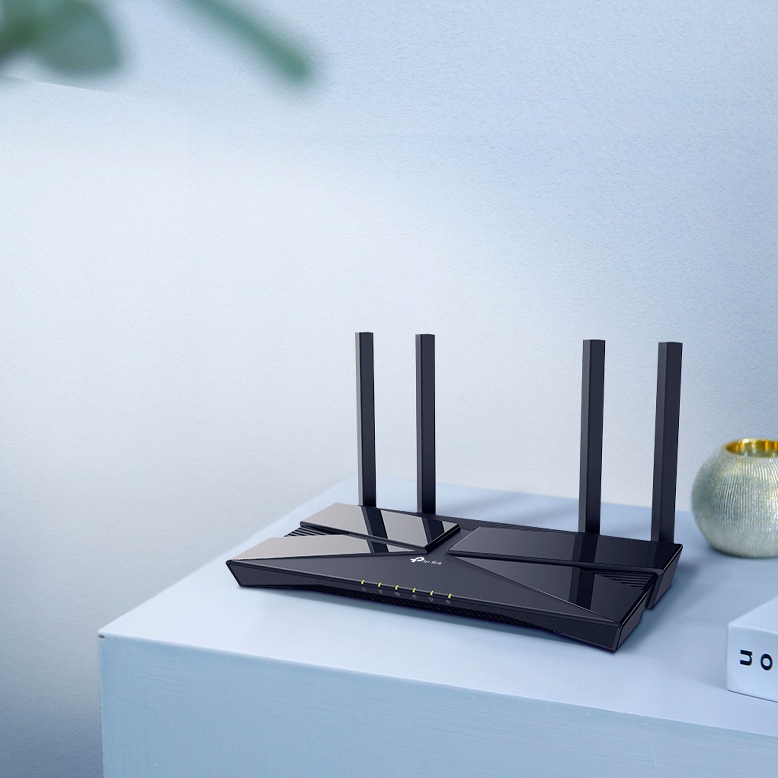 Alt View 17. TP-Link - Archer AX3000 Pro Dual-Band Wi-Fi 6 Router - Black.