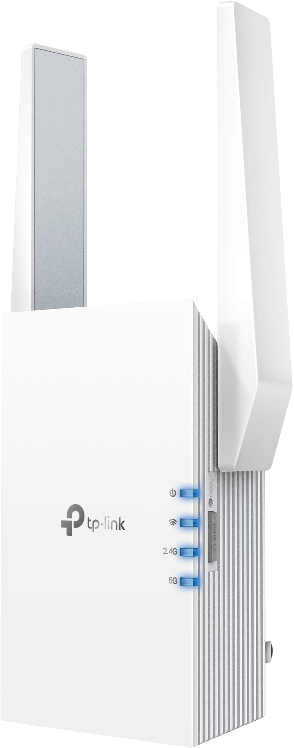 Angle View: TP-Link - AX3000 Dual-Band Wi-Fi 6 Range Extender - White