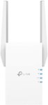 Front. TP-Link - AX3000 Dual-Band Wi-Fi 6 Range Extender - White.