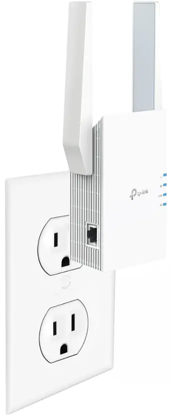 TP-Link - AX3000 Dual-Band Wi-Fi 6 Range Extender - White