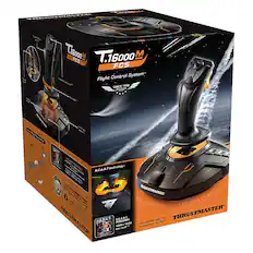 Front. Thrustmaster - T16000M FCS Flight Control System for PC - Black.