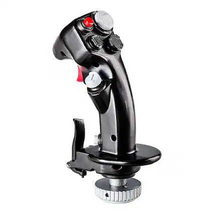Front. Thrustmaster - F-16C Viper HOTAS Add-On Grip for PC - Black.