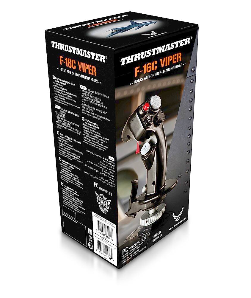 Alt View 15. Thrustmaster - F-16C Viper HOTAS Add-On Grip for PC - Black.