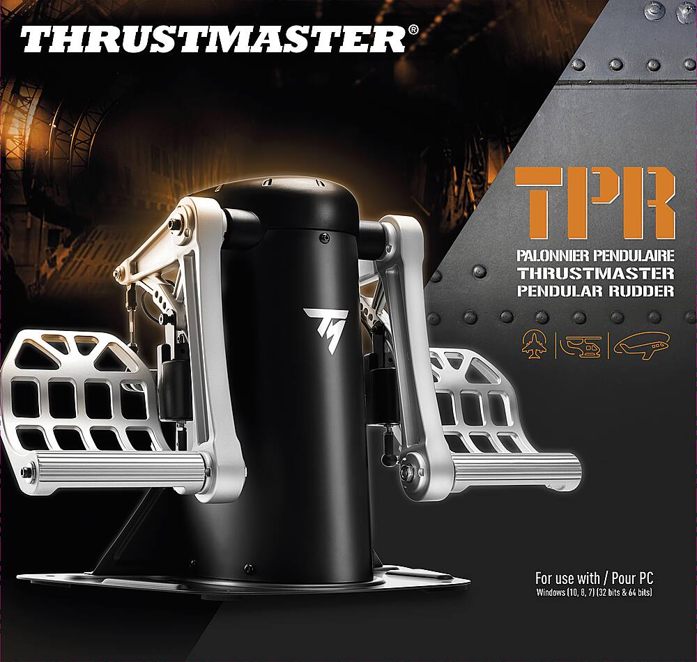 Alt View 21. Thrustmaster - TPR Pedals Worldwide Version for PC - Black.