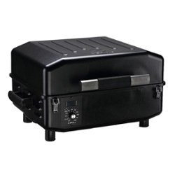 Z Grills - 200A Portable Wood Pellet Grill and Smoker - Black - Angle_Zoom