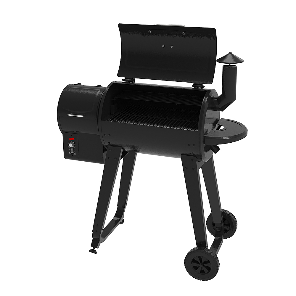 Z GRILLS 450A3 Wood Pellet Grill and Smoker Black ZPG-450A3 - Best Buy