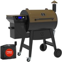 Z GRILLS - 7002C3E Wood Pellet Grill and Smoker - Bronze - Angle_Zoom