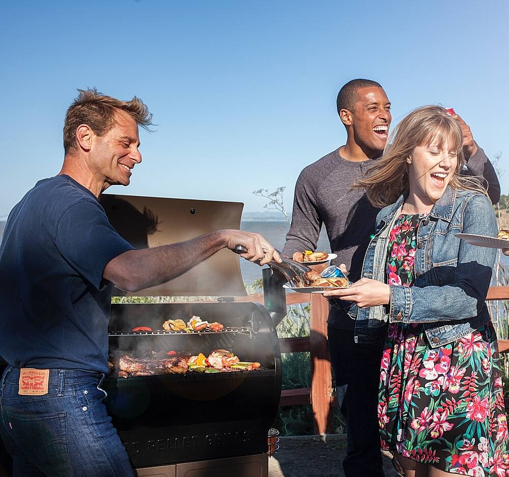 Z GRILLS 7002B3E Wood Pellet Grill and Smoker Stainless Steel ZPG