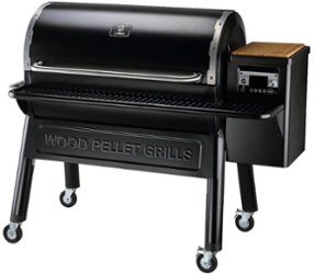 Z GRILLS - 11002B Wi-Fi Smart Wood Pellet Grill and Smoker - Black - Angle_Zoom