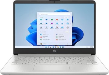 HP - 14" Laptop - AMD Ryzen 3 - 8GB Memory - 128GB SSD - Natural Silver - Front_Zoom