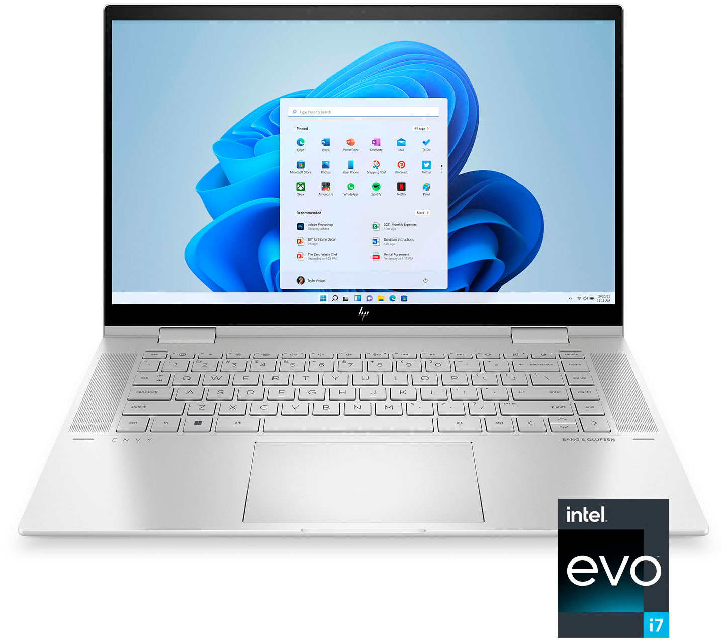 Hoopvol Baby Hoeveelheid van HP ENVY x360 2-in-1 15.6" Touch-Screen Laptop Intel Evo Platform Intel Core  i7 16GB Memory 512GB SSD Natural Silver 15-ew0023dx - Best Buy