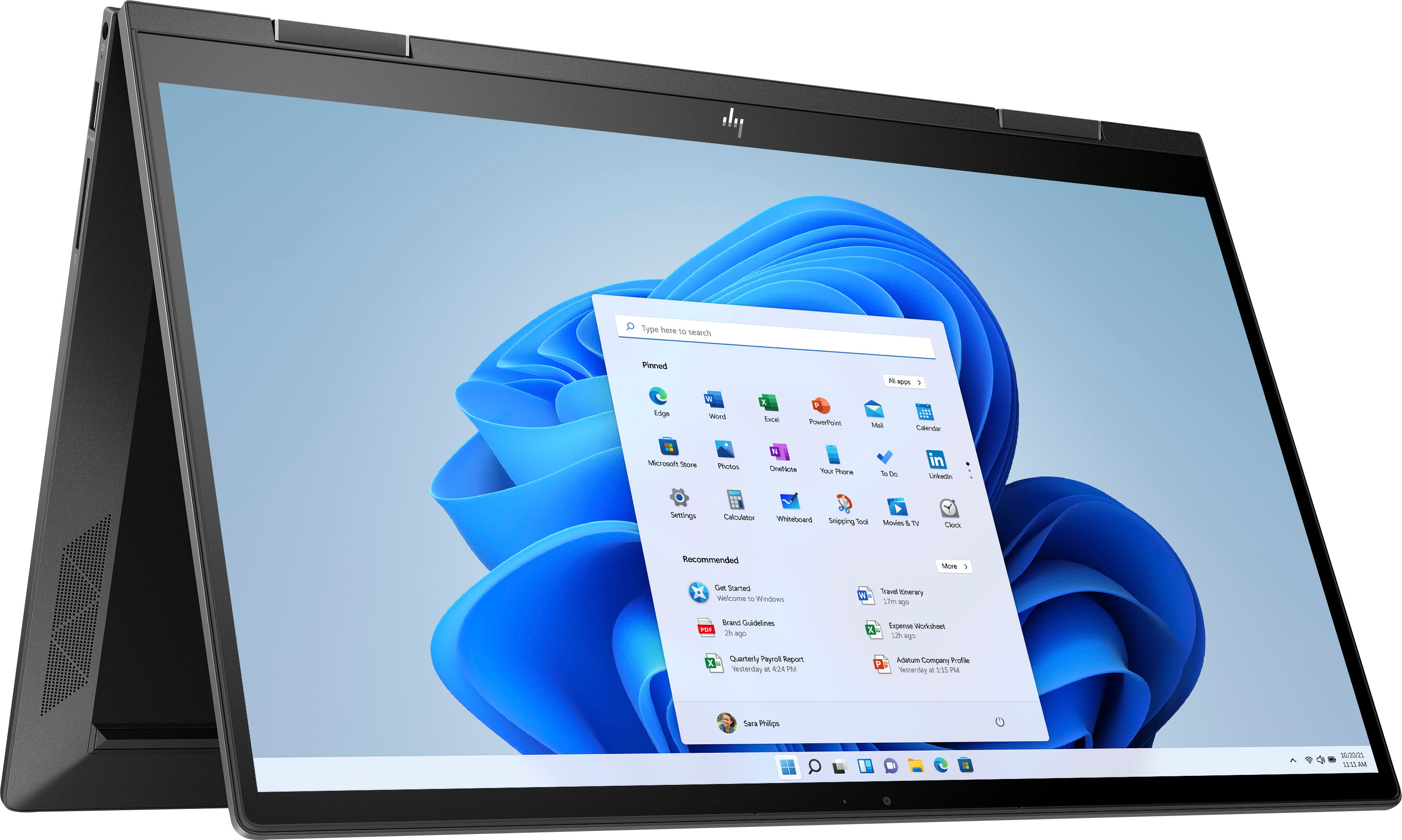 HP - ENVY x360 2-in-1 15.6" Touch-Screen Laptop - AMD Ryzen 5 5625U - 8GB Memory - 256GB SSD - Nightfall Black