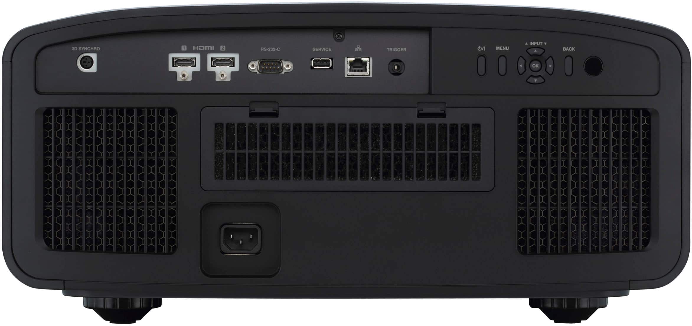 Back. JVC - JVC DLA-NP5 D-ILA 4K Home Theater Projector, 40,000:1 Native Contrast, 4K/120P, HDR, HDR10+, Frame Adapt HDR - Black.