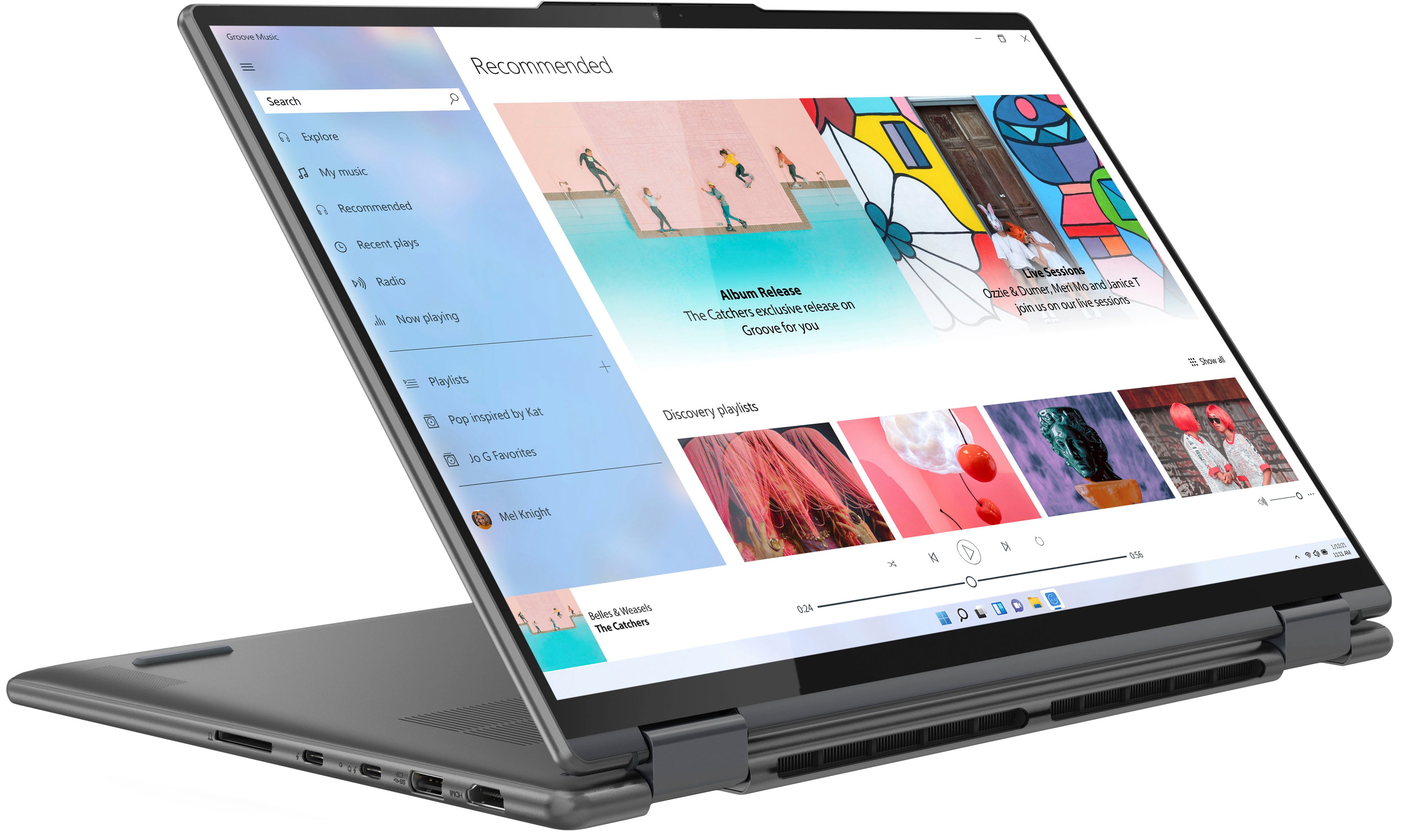 Best Buy: Lenovo Yoga 7i 16 2.5K Touch 2-in-1 Laptop Intel Evo Platform  Core i5-1240P 8GB Memory 256GB SSD Storm Grey 82QG0001US
