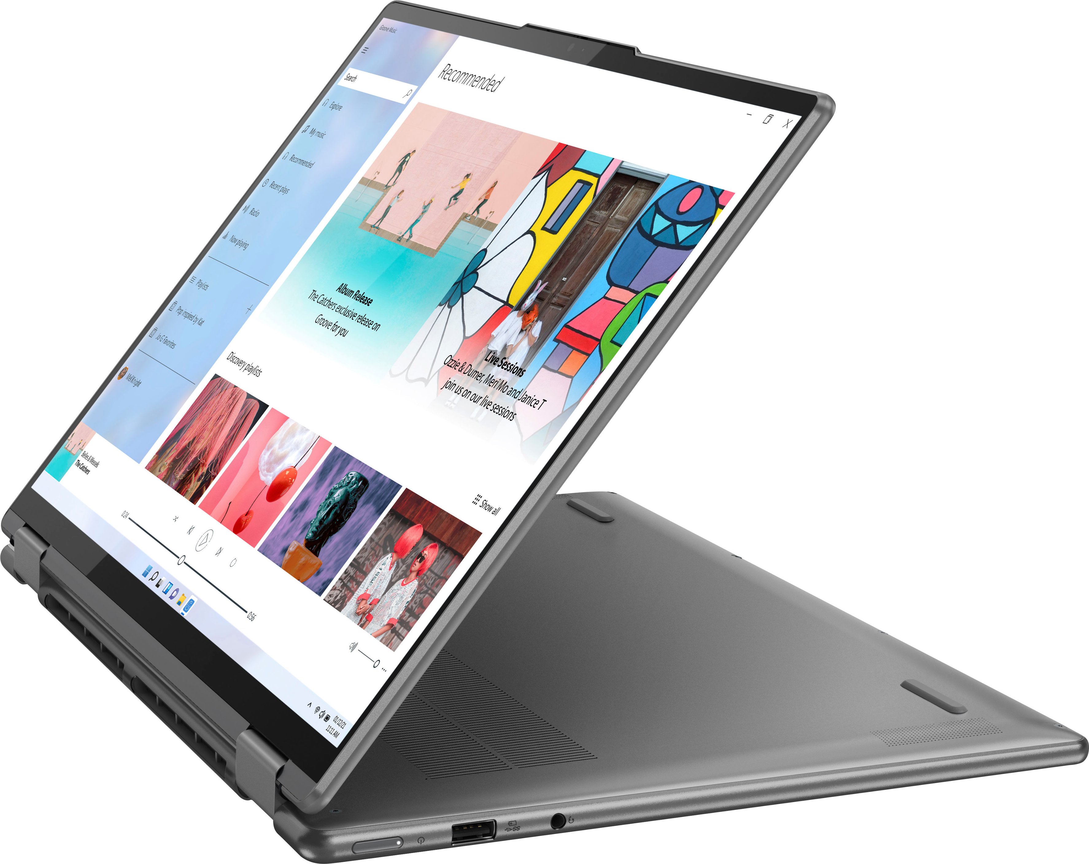 vreemd George Eliot zwaan Lenovo Yoga 7i 16" 2.5K Touch 2-in-1 Laptop Intel Evo Platform Core  i5-1240P 8GB Memory 256GB SSD Storm Grey 82QG0001US - Best Buy