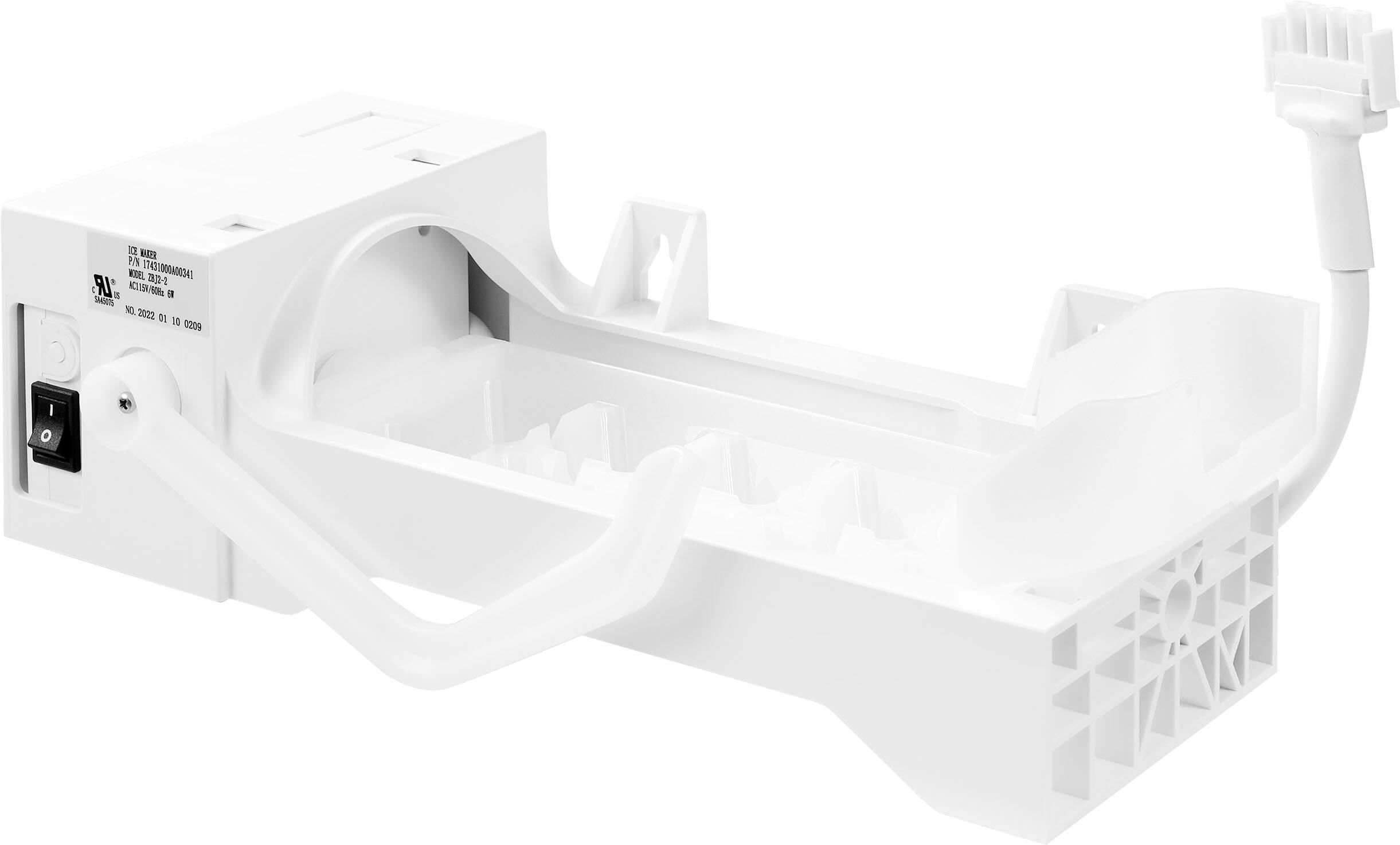 Left. Insignia™ - Ice Maker Kit for Select Insignia Top Freezers - White.