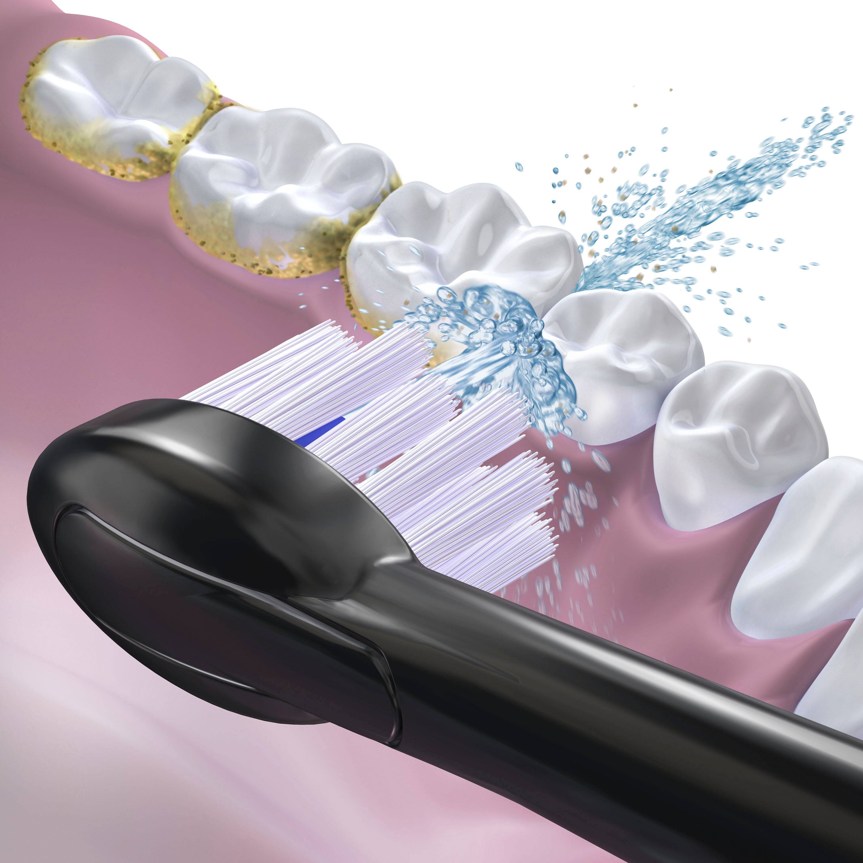 Alt View 12. Waterpik - Sonic-Fusion Compact Replacement Flossing Brush Heads - Black.