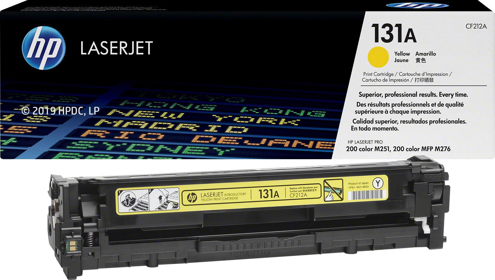 Alt View 11. HP - 131A Toner Cartridge - Yellow.