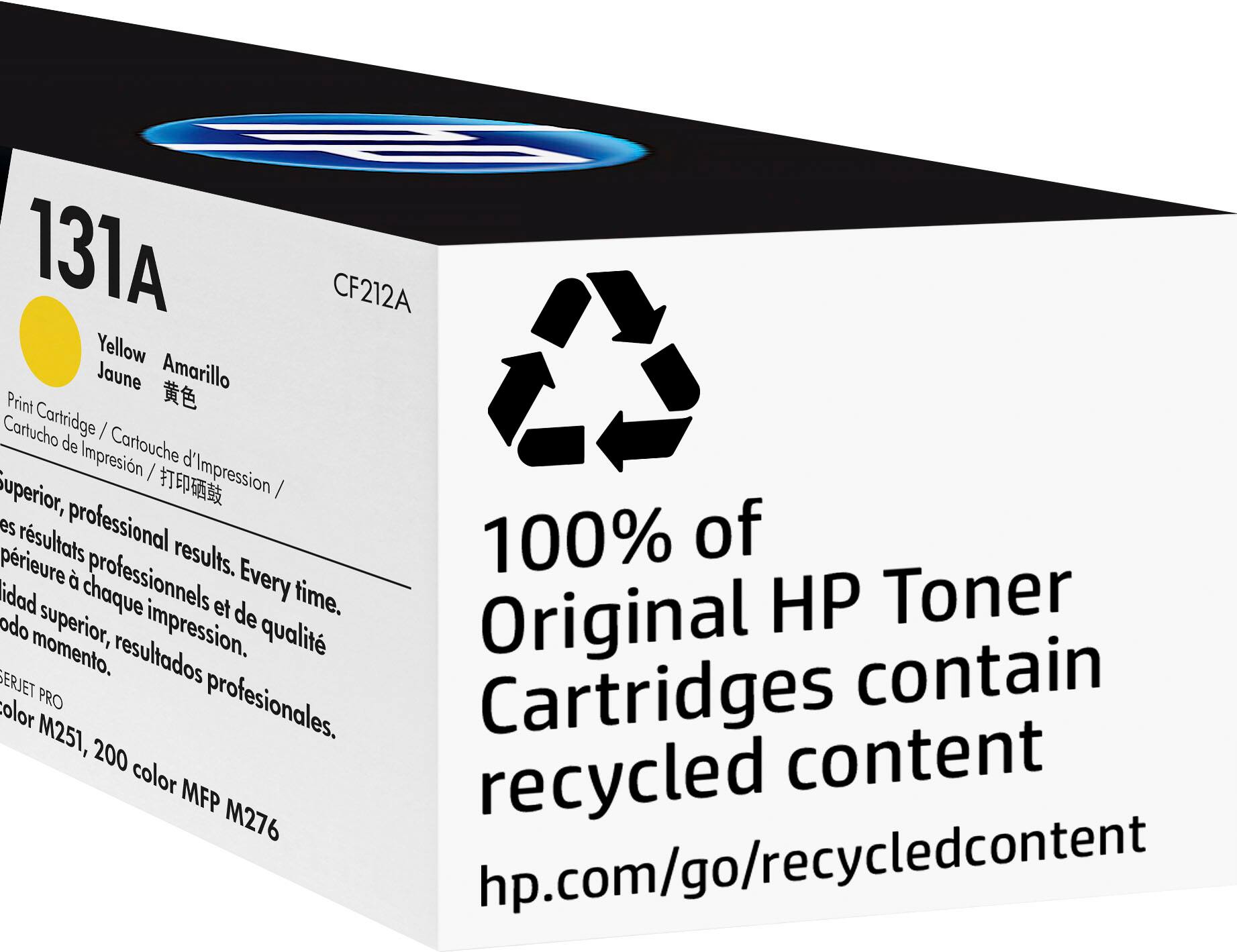 Alt View 13. HP - 131A Toner Cartridge - Yellow.