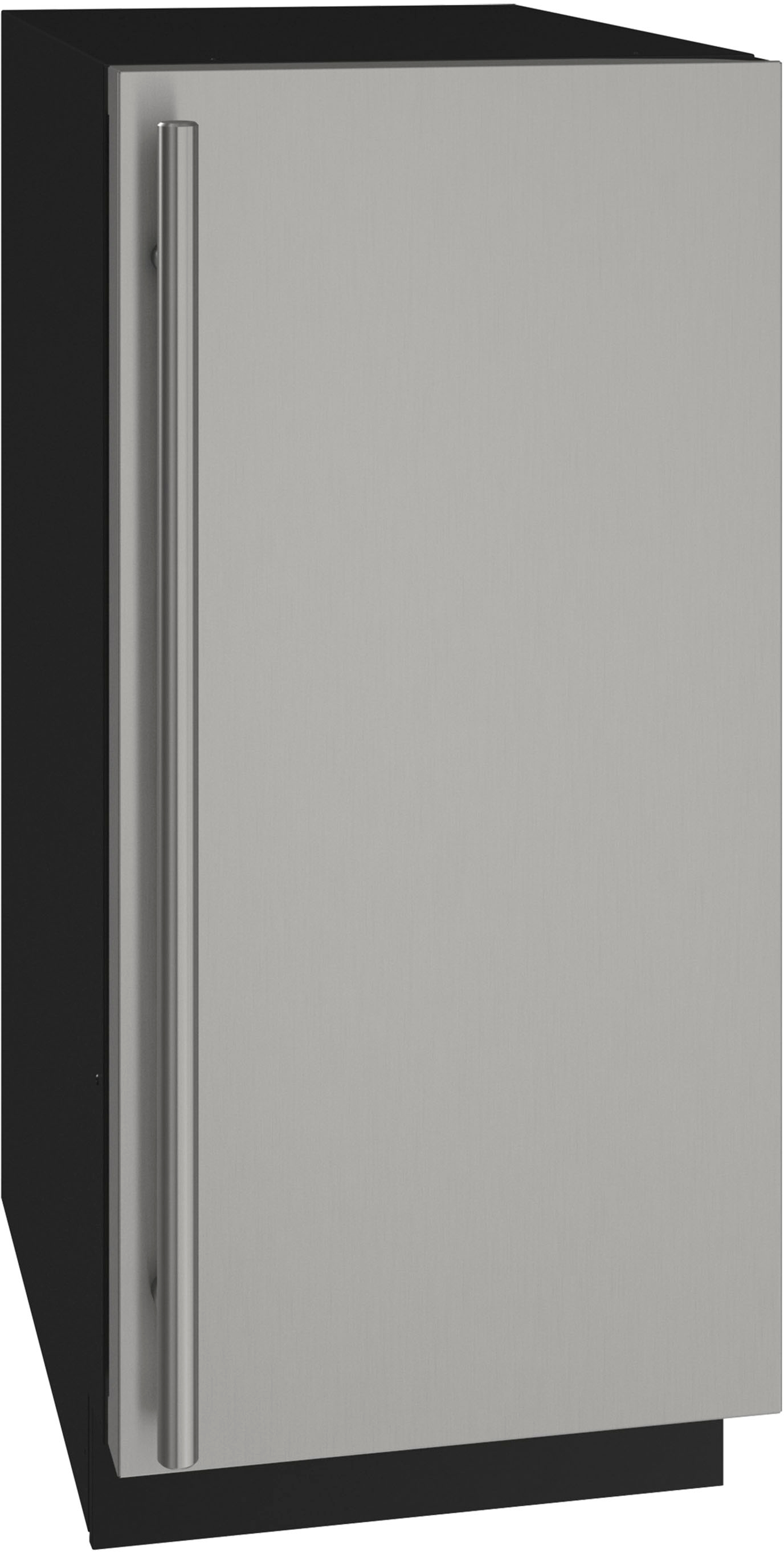 Angle View: U-Line - 15" 30-Lb Freestanding Icemaker - Stainless Steel