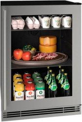 U-Line - 1 Class 5.7  Cu. Ft.  Compact Refrigerator - Stainless steel - Angle_Zoom