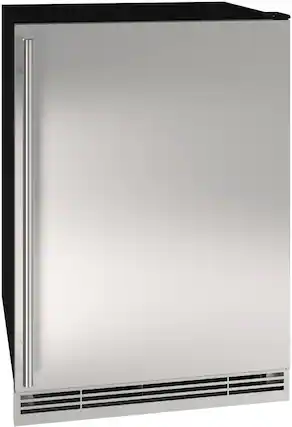Angle. U-Line - 1 Class 5.7 Cu. Ft. Compact Refrigerator - Stainless Steel.