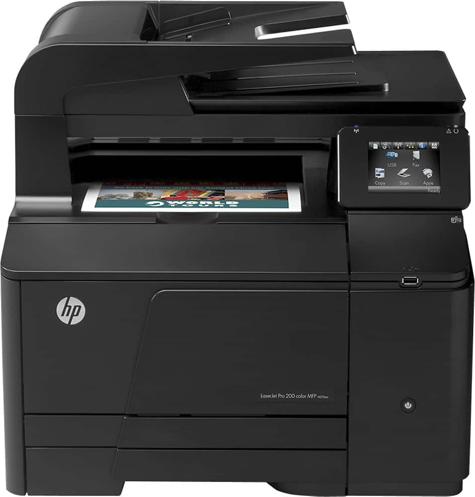 Best Buy HP LaserJet Pro MFP M276nw Wireless Color All in One Printer 