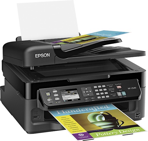 PC/タブレット PC周辺機器 Best Buy: Epson WorkForce WF-2540 Network-Ready Wireless All-In 