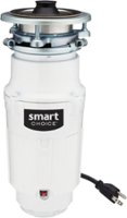 Smart Choice 1/2HP Corded Garbage Disposal - White - Front_Zoom