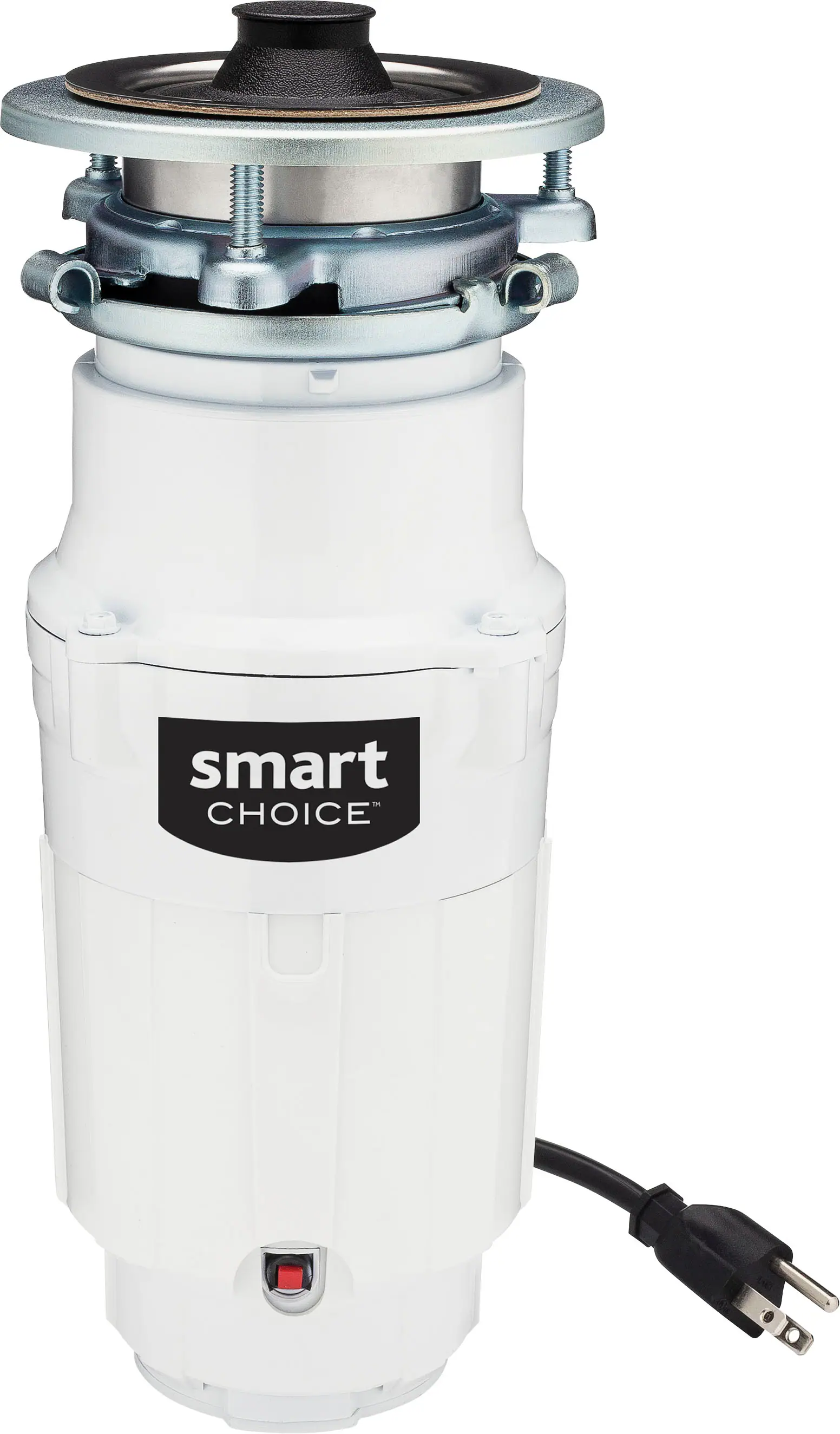 Smart Choice - 1/2HP Corded Garbage Disposal - White