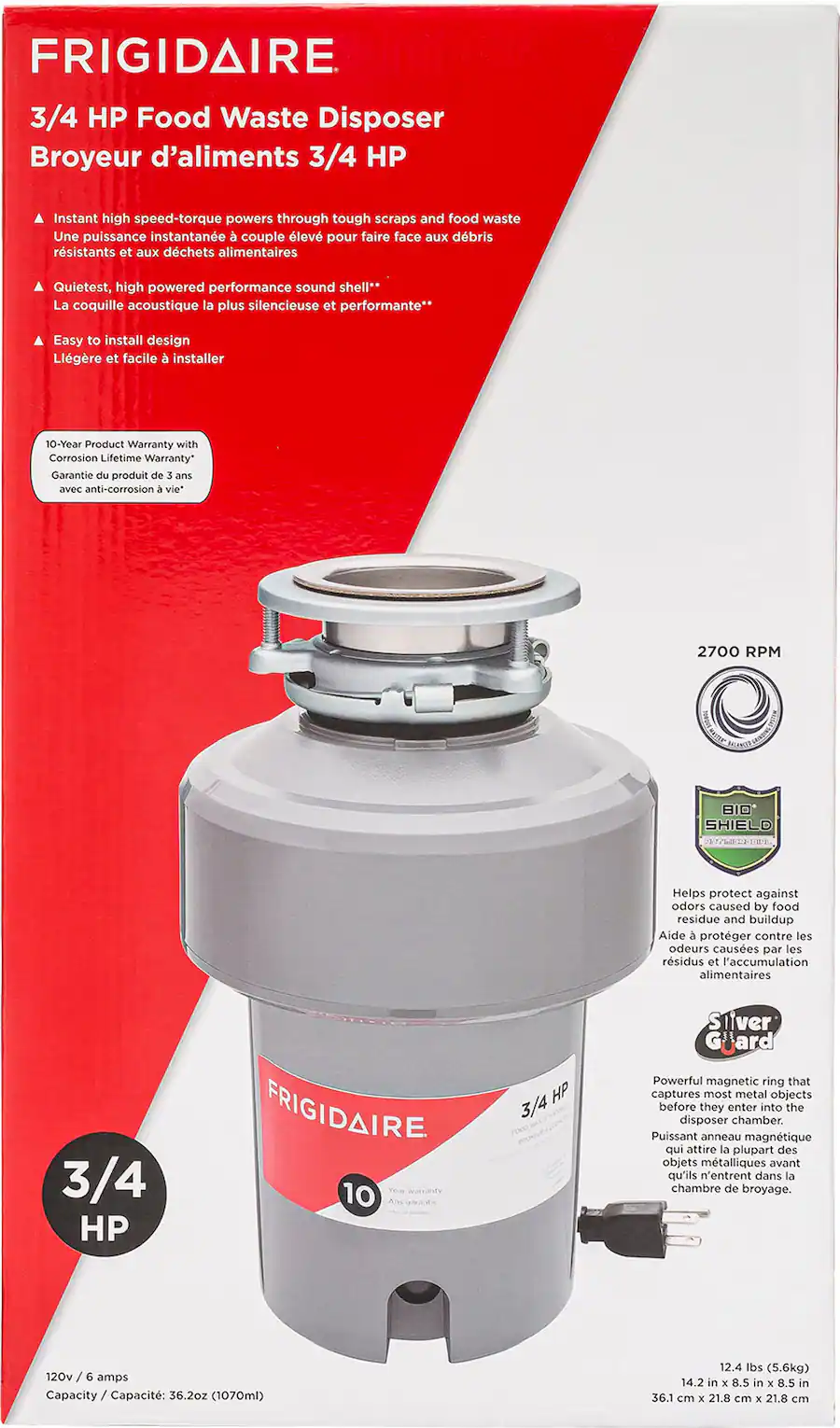 Frigidaire 1.25-HP Orded Garbage Disposer For $148 - FF13DISP1